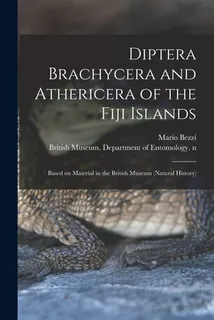 Libro Diptera Brachycera And Athericera Of The Fiji Islan...