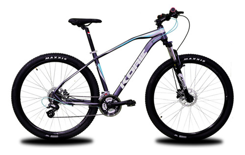 Mountain bike Kore Bosforo R29 S 24v frenos de disco hidráulico x-spark cambios Shimano TX800 y Shimano Altus M390 color negro/turquesa  