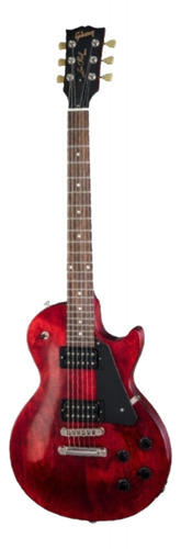 Guitarra eléctrica Gibson Les Paul Faded de arce/caoba 2018 worn cherry brillante con diapasón de palo de rosa