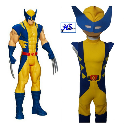 Disfraz De Wolverine Para Niños ( Hstyle )