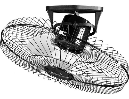 Ventilador De Teto Venti-delta Premium 60cm Bivolt Preto