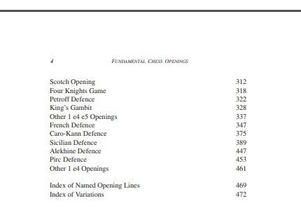 Libro Ajedrez Aperturas Fundamental Chess Openings - Sterren