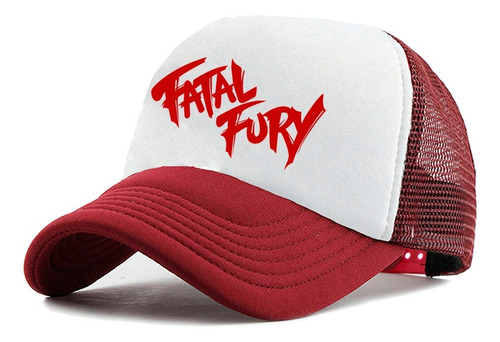 Boné Trucker Fatal Fury Aba Curva Telinha