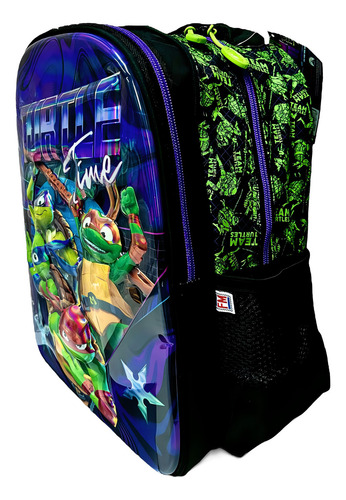 Fm Mochila Preescolar Kinder Chica Tortugas Ninja 02778