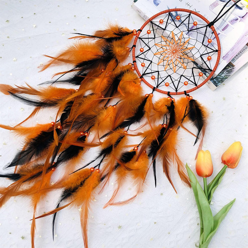 Lindo Colgante De Atrapasueños De Plumas