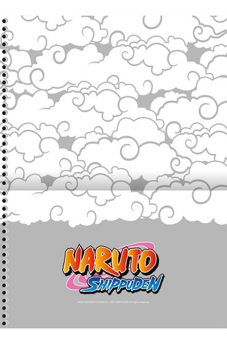 Kit 2 Cadernos Naruto Shippuden Espiral 160fls São Domingos