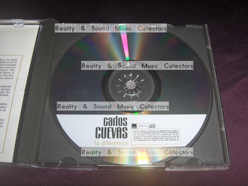 Carlos Cuevas La Diferencia Cd Wea 2001 (Usado)
