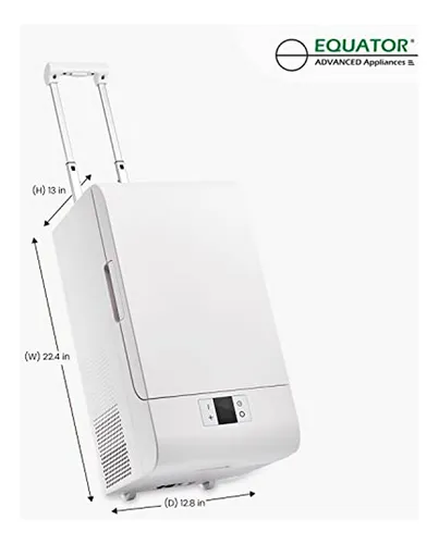 Nevera- Congelador Portátil Equator 0.7 Cu.ft Con Ruedas Y A