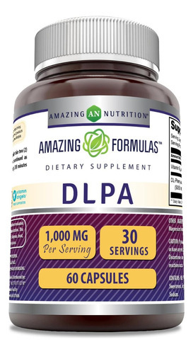 Dlpa Dl-fenilalanina + Vitamina B6 - 60 Capsulas  Eg N30 Sabor Nd