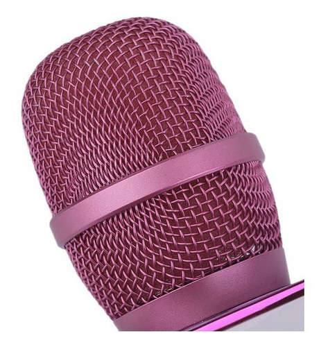 Microfono Parlante Inalambrico Bluetooth Para Karaoke Rosa