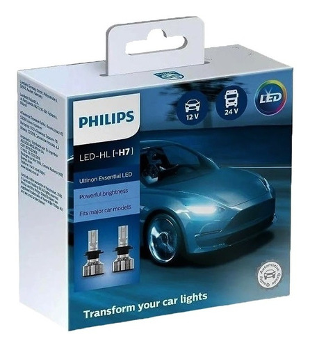 Kit De Lampara Led Eco Ue2 H7 11972 Philips