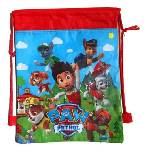 Bolsa Mochila Escolar, Jardin, Reutilizables Paw Patrol