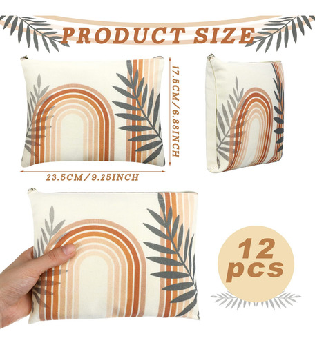 12 Bolsas De Cosméticos Bohemios Neceser De Maquillaje Arcoí