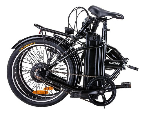 Bicicleta Elétrica Bike Chicago Dobrável 350w Autonomia