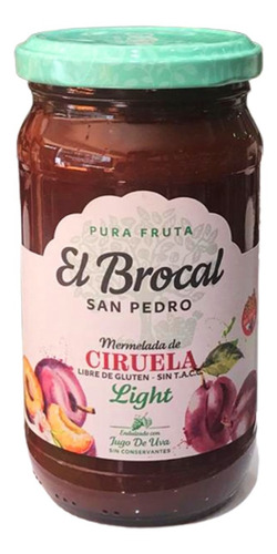 Mermelada Light El Brocal 400g Varios Gustos Apto Celíaco