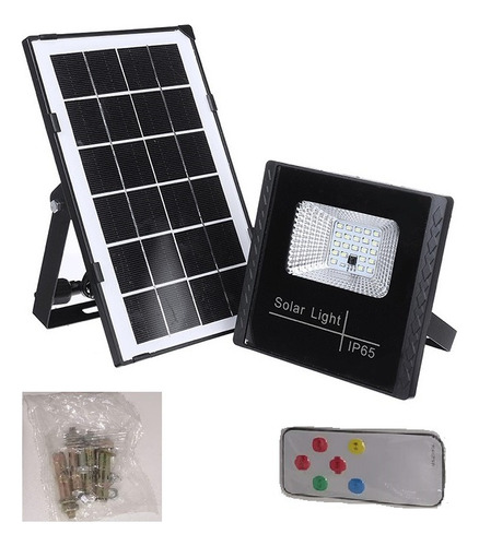 Foco Reflector Solar Led Recargable Interior Y Exterior Ip67