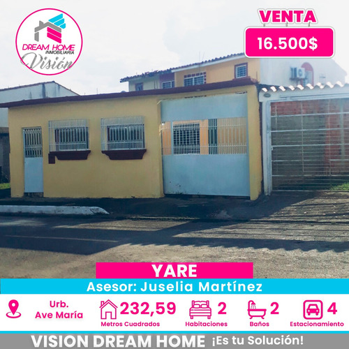 Venta De Town House Amplio En La Urb. Ave Maria-yare 