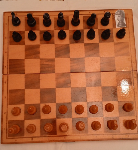 Juego De Ajedrez En Madera 