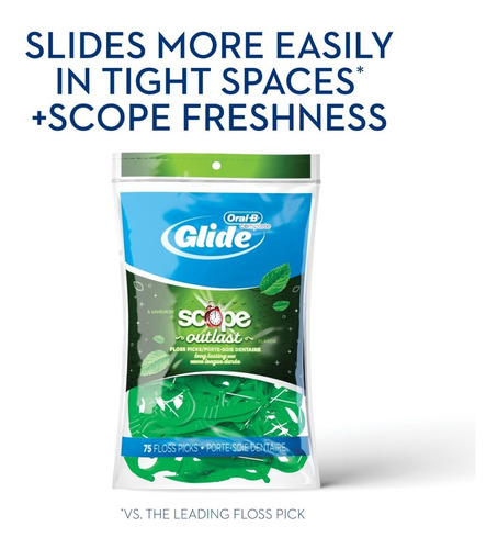 Palillos Con Hilo Dental Flosser Oral-b Glide Scope
