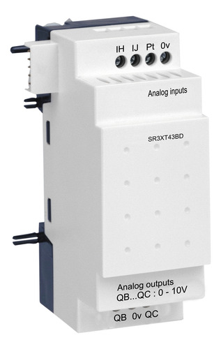 Sr3xt43bd Plc Analogue Io Extension Module, Zelio Logic Sr2