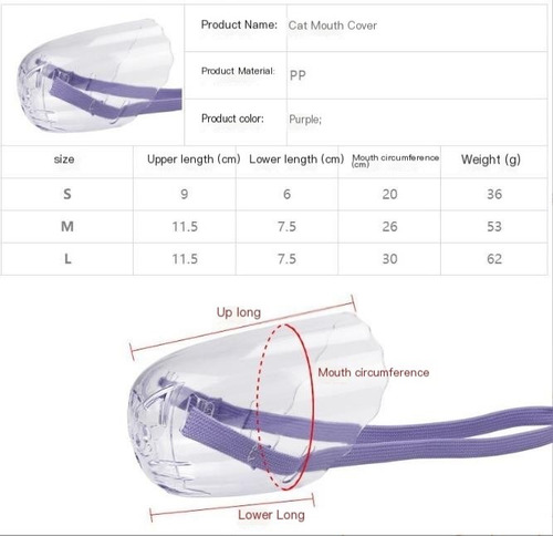 Hx Hx3 Piezas De Bozal Para Perro Gato, Antimordida, Funda