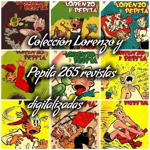 Colección Revista Lorenzo Y Pepita Muchos Episodios Novaro