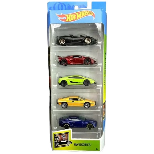 Hot Wheels Hw Exotics 5 Pack (2019) Set Exotico