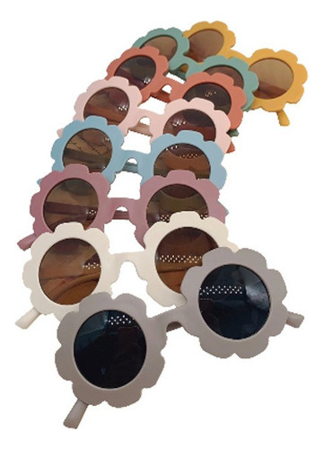 Lentes De Sol Para Niñas Filtro Uv400 Colores Varios - 12uds