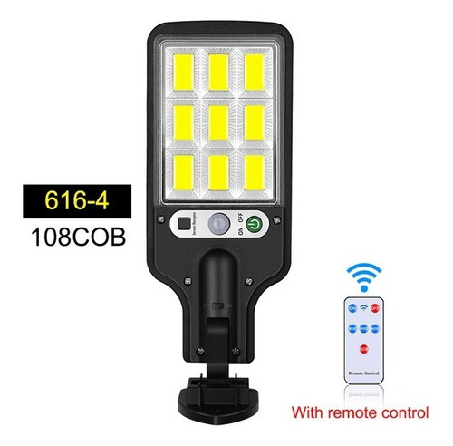 300w Llevó Las Luces De Calle Solares Cob+lámpara Solar Al A
