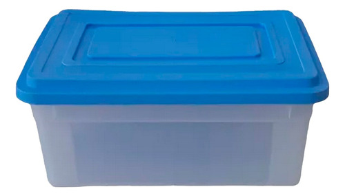 Organizador Multiuso 54 Litros X3 Plástico Tapa  Apilable