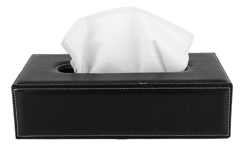 Servilletas De Papel Con Visera Solar De Piel Sintética Negr