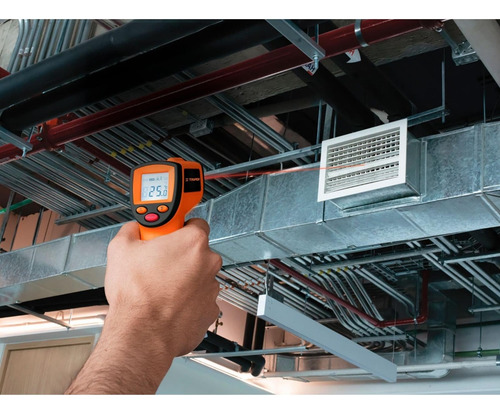Medidor De Temperatura Láser Rojo De -50°c A 500°c Truper
