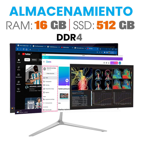 Equipo Pc Dell Optiplex 27 Core I5 7th 16gb Ram 512gb Ssd (Reacondicionado)