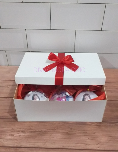 Imagen 6 de 6 de Esferas Navideñas Con Foto - Foto Esferas - Personalizadas