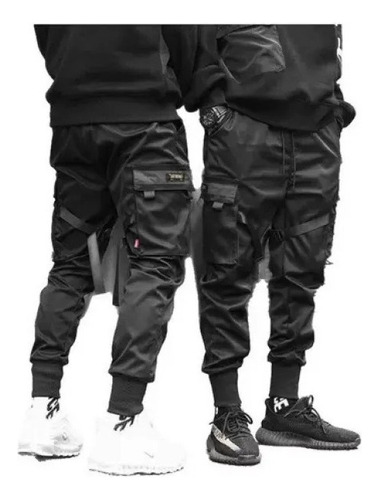 Pantalones Cargo Harem Hombre Joggers Pantalones Hip-hop