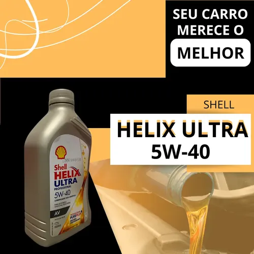 Óleo sintético Shell Helix Ultra 5w40 - 1 litro Marca Registrada