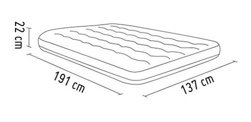 Dksa Colchon Inflable Katmandu 2 Plazas + Inflador