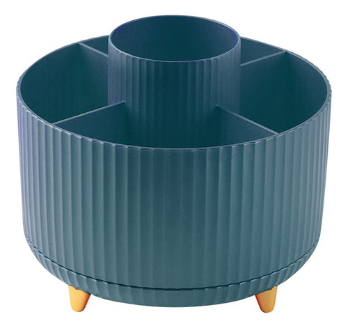 Y Porta-canetas Para Lápis De Mesa, 5 Slots, Rotação De 360
