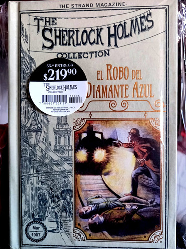 El Robo Del Diamante Azul, De Sherlock Holmes. Crimen, Vol. 35. Editorial Rba, Tapa Dura, Edición De Lujo En Español, 2024