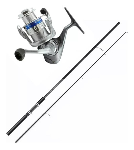 Combo Pesca Okuma Caña 9 Pies +carrete  +20 Accesorios