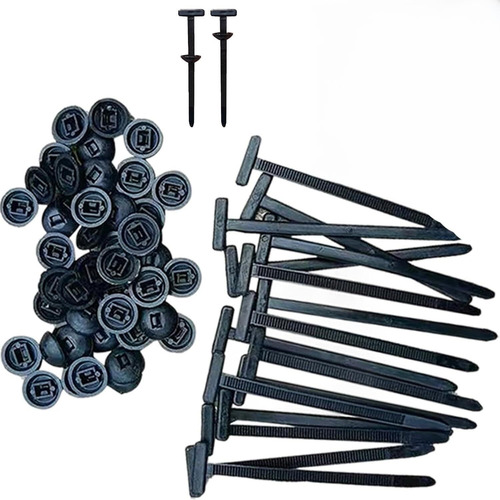 Hebilla Universal De Nailon Para Bridas, 100 Piezas