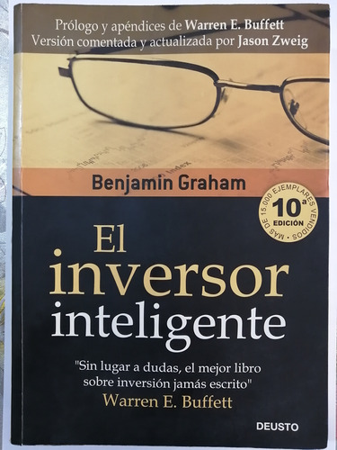 El Inversor Inteligente. Benjamin Graham. Libro De Inversion