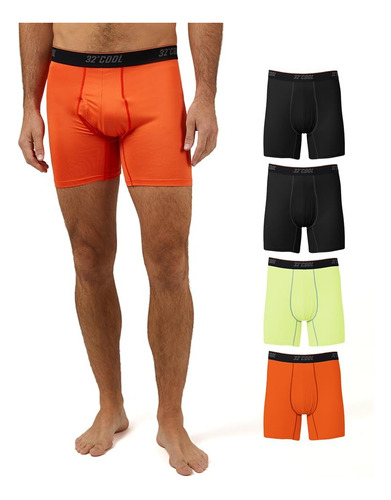 6 Boxer De Algodón Para Hombre