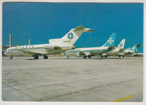 Brasil Postal Aviones Varig Y Cruceiro Aerolineas Vintage