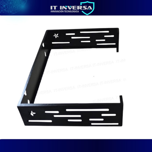 Imagen 2 de 4 de Rack De Pared 2u Abierto Metalnet Negro