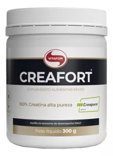 Suplemento em pó Vitafor Creatina Creafort Sem sabor Pote de 300g