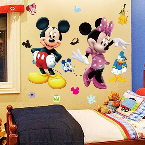 Mickey Minnie Mouse Kids Room Decor Disney Etiqueta De La