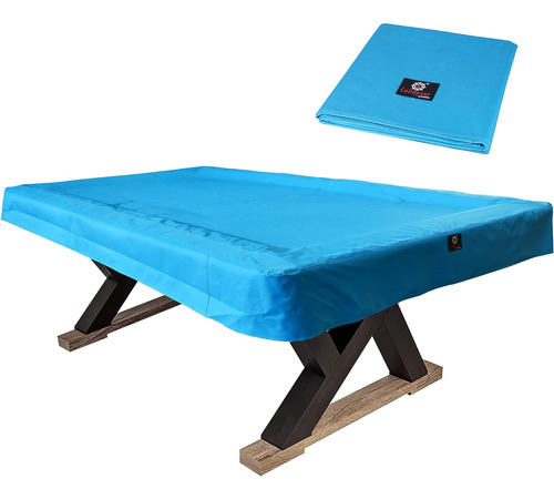 Funda Cubre Mesa De Billar Impermeable 254cm X 142cm Azul