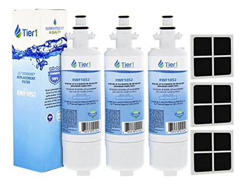 Filtro De Agua Para Refrigerador  Tier1 Adq36006101 Combo De