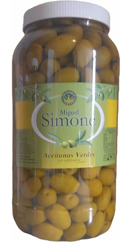 Aceitunas Verdes Arauco En Salmuera X 2 Kg Simone